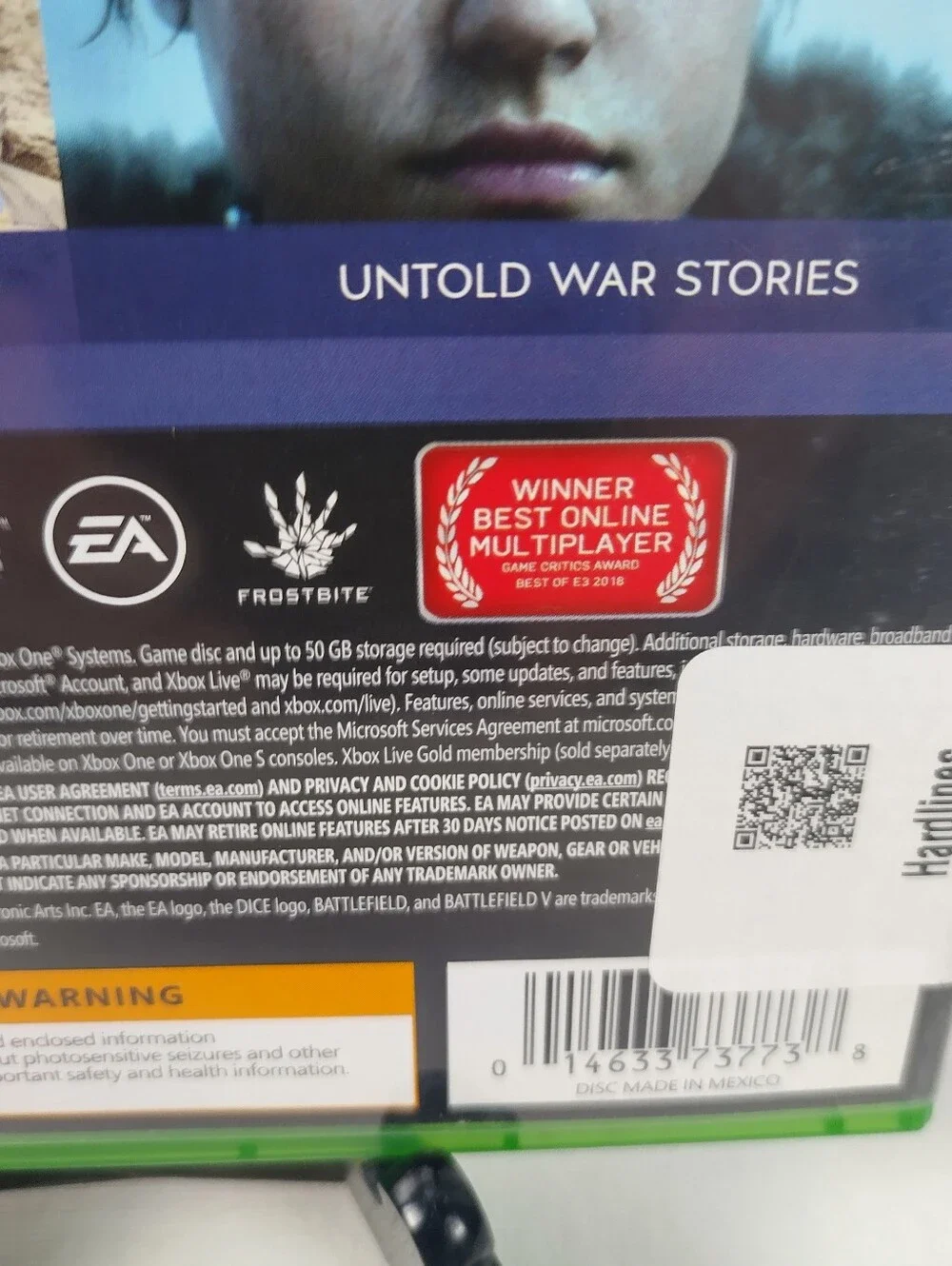 Battlefield V Microsoft Xbox One Video Game Console 1st Action
